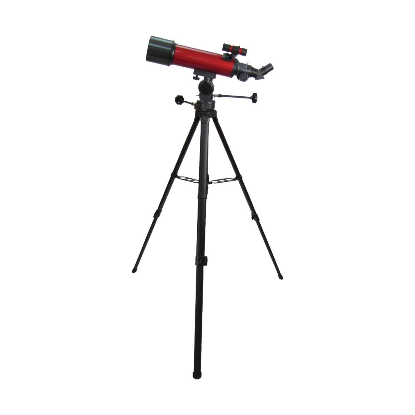 Carson Refractor Telescope 25 56x80 mm Manual Focus Aluminum Red Black RP200 New