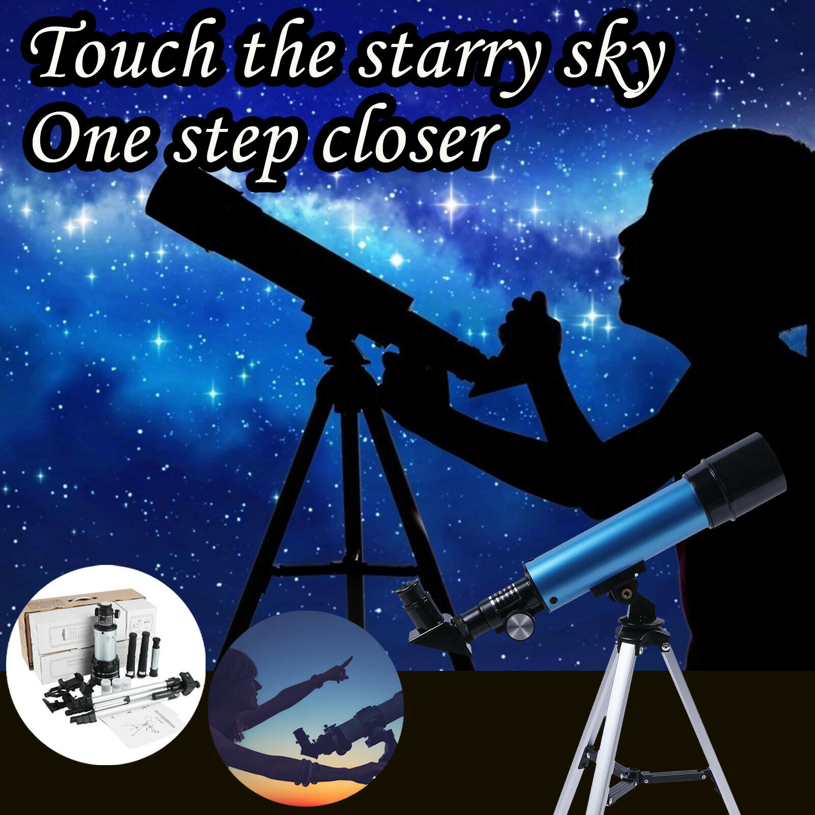 For Childs F36050 Monocular Professional Space Astronomic Telescope With Tripod