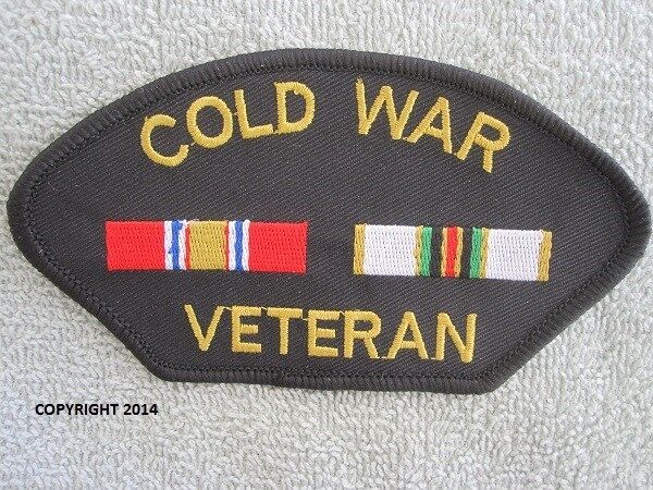 COLD WAR VETERAN Victory Medal,  Double Ribbon Patch \