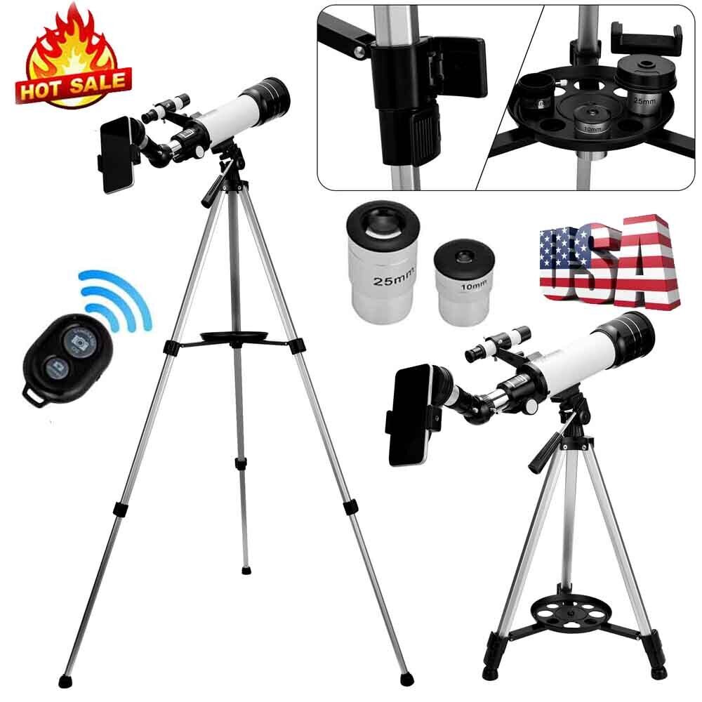 Professional Astronomical Telescope with High Tripod Travel Bag Adults Kids Gift