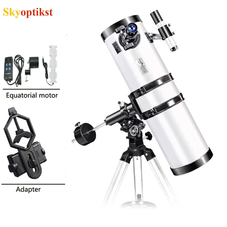 Skyoptikst 150/750 EQ Newtonian Reflector Astronomical telescope+Adapter+Motor,