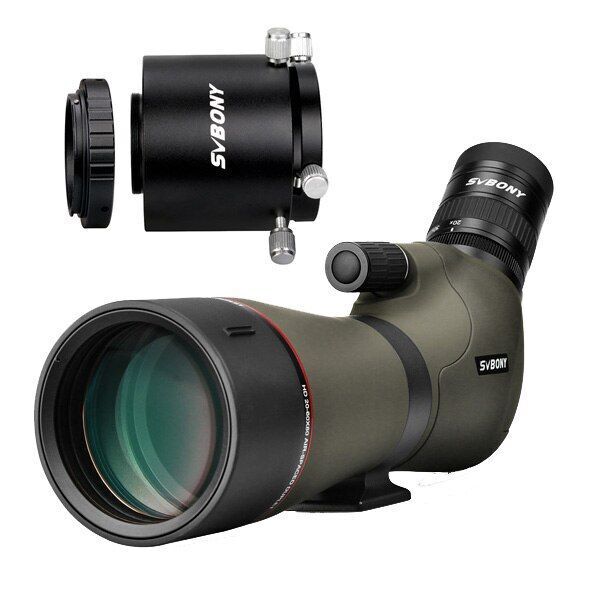 Svbony 80mm Bird Watch Spotting Scope 20-60x Zoom Telescope Photography Suit