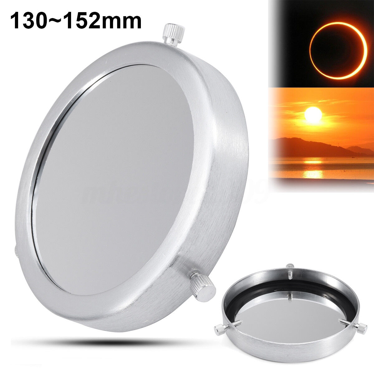 1 Pcs 130~152 mm Solar Filter Baader Film Metal Cover For Astronomical Telescope