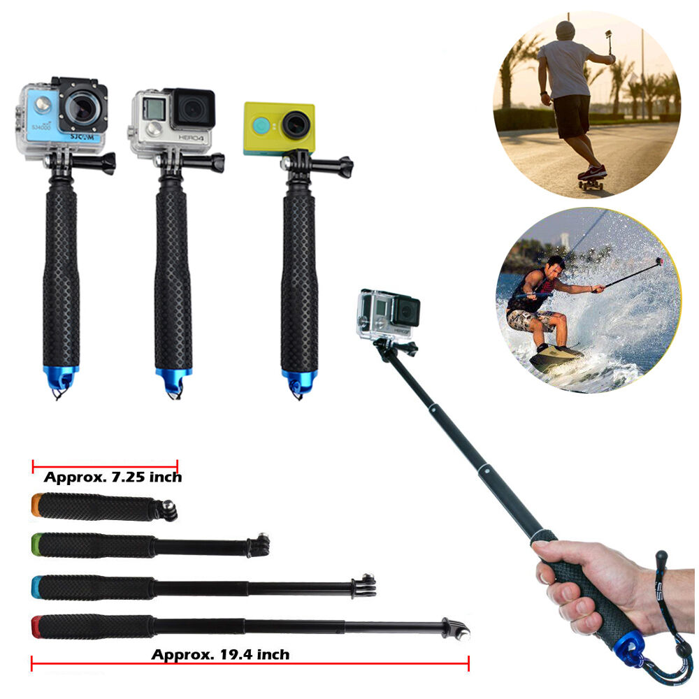 Waterproof Monopod Tripod Selfie Stick Pole Handheld for Gopro Hero  4 3+ SJ4000