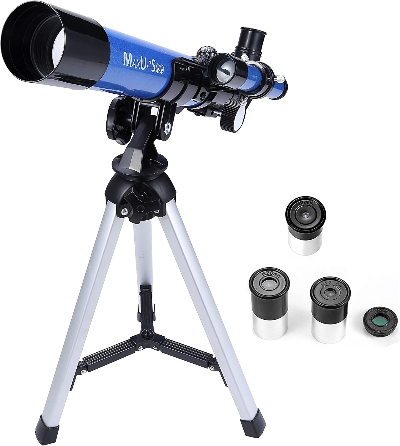 Maxusee Kids Telescope 400X40Mm with Tripod & Finder Scope, Portable Telescope f