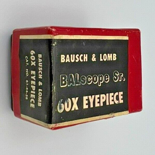 Vintage Bausch And Lomb BALscope SR 60X Eyepiece Cat# 61-44-58