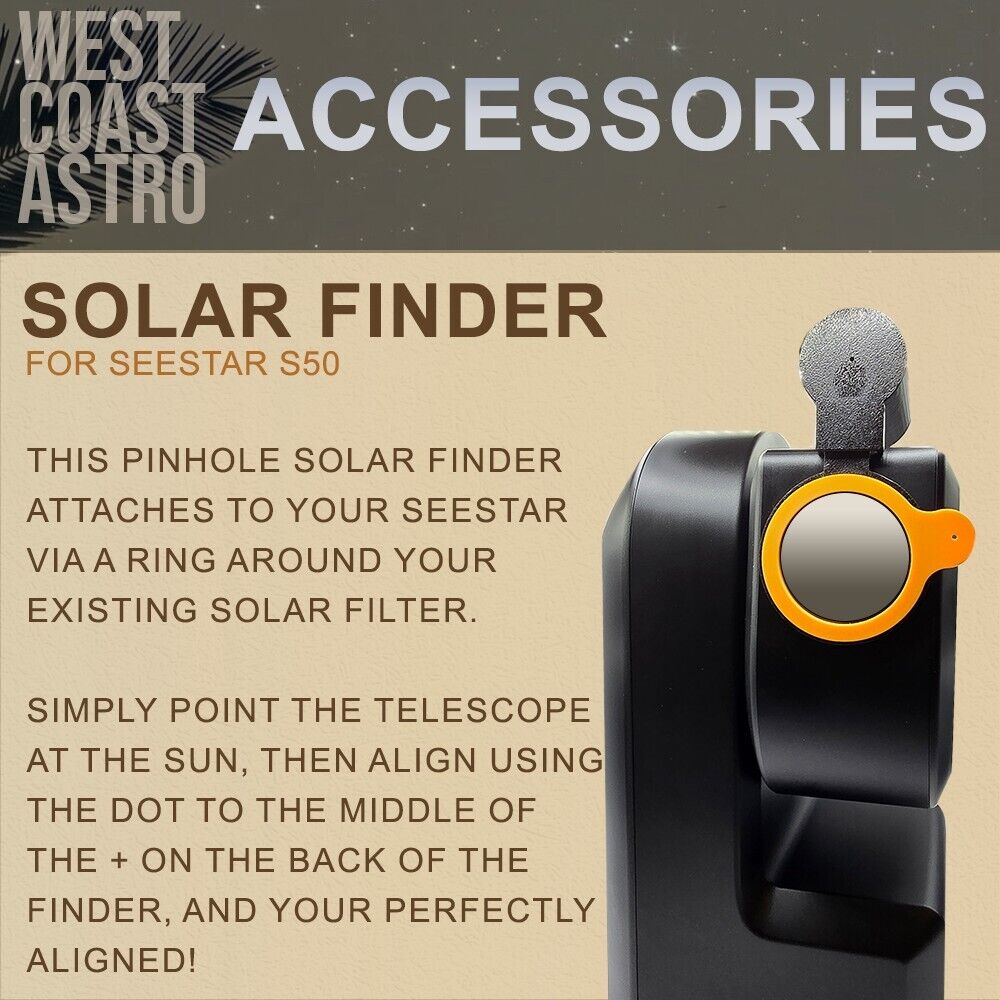 ZWO Seestar S50 - Solar Finder