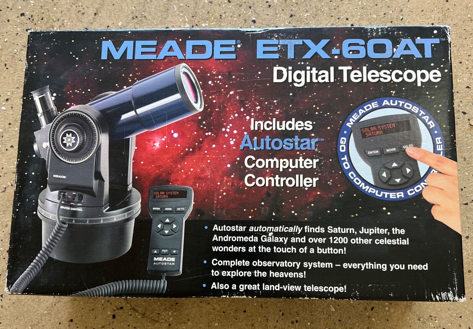 Meade ETX-60 AT Digital Astro Telescope w/ Autostar Computer Controller