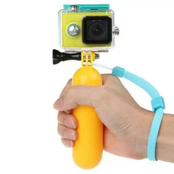 Floating Handle Grip Waterproof Yellow Selfie Stick For GoPro Max Camera