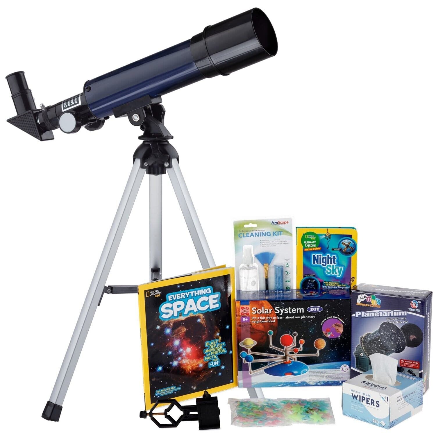 Kids Telescope Star Seeker Series with 18-90X 360x50mm Compact Telescope Kit 4
