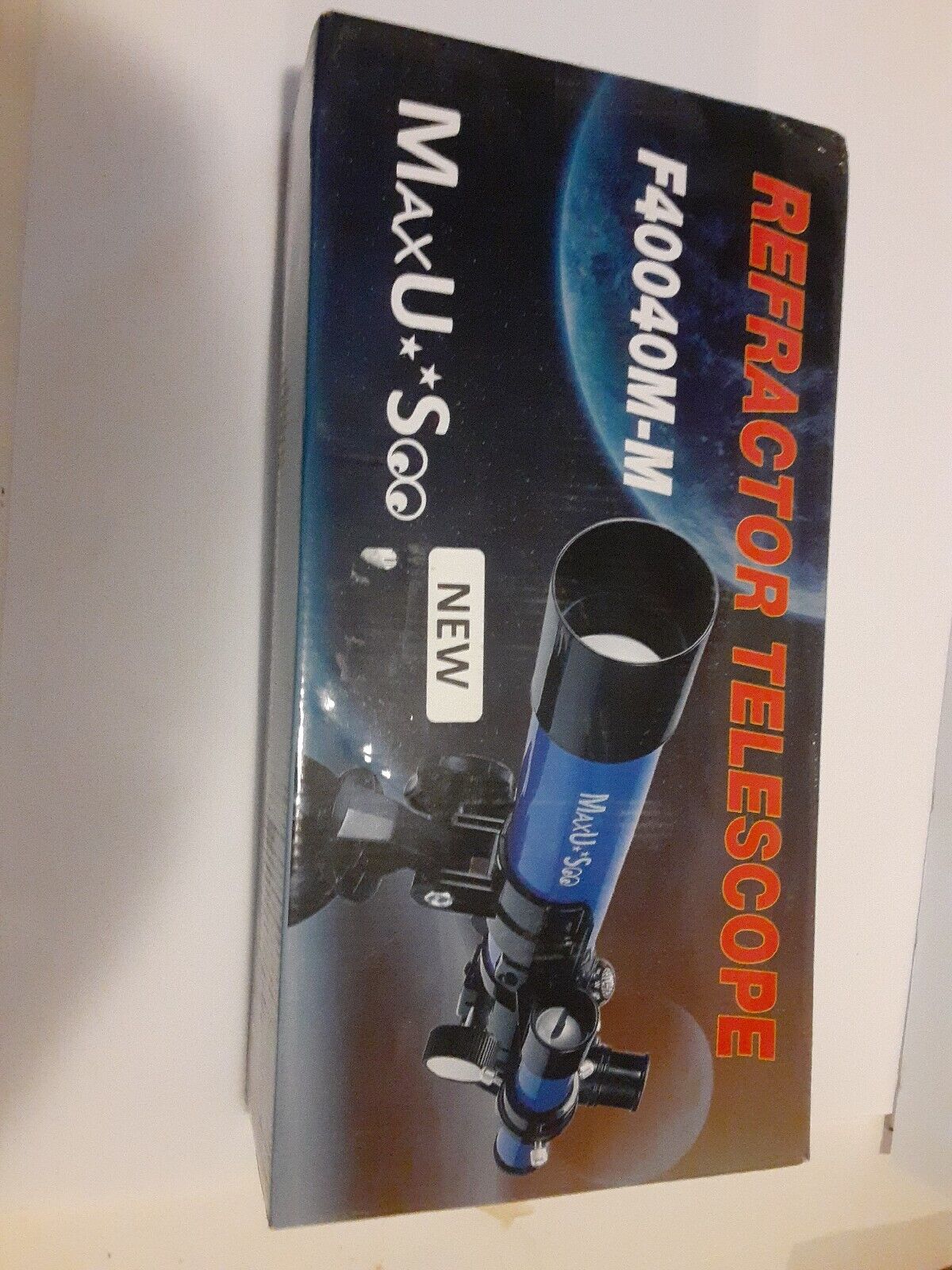 MaxUSee Kids Telescope 400x40mm with Finder Scope for Kids & Beginners BRAND NEW