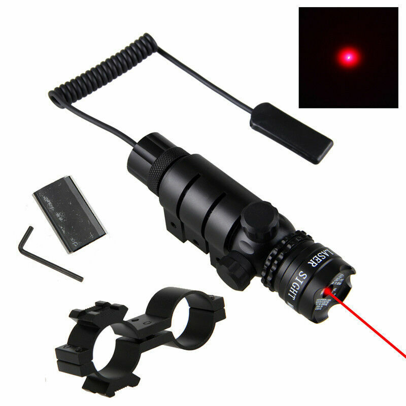 Green/Red Dot Laser Sight Scope Rail Mount+Remote Switch For Hunting