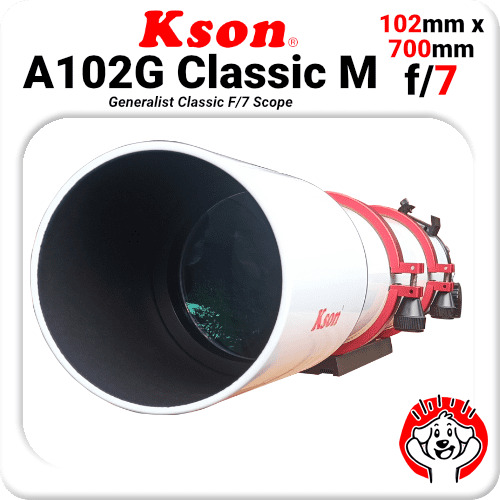 Kson 102mm / 700mm f/7 Refractor Telescope with fine focuser