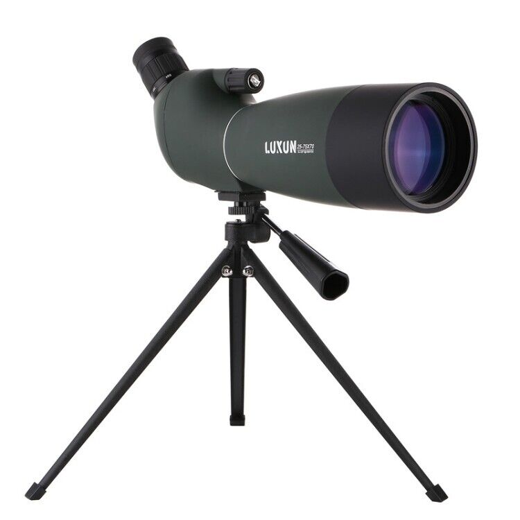 LUXUN 25-75x70 Spotting Scope Telescope for Outdoor Observation with Tripod&Bag