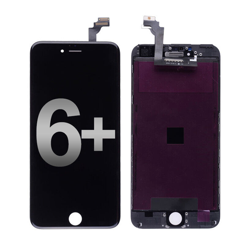 Black LCD Display Touch Screen Digitizer Frame Assembly For iPhone 6 Plus 5.5''
