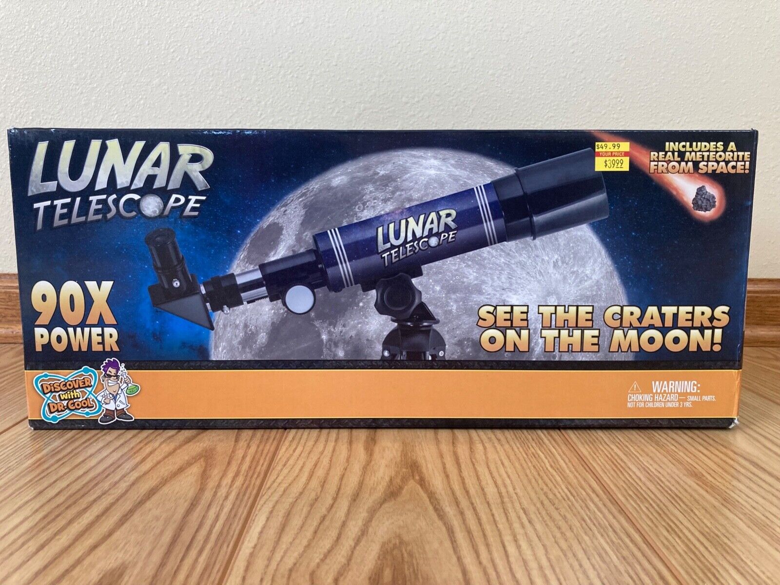 Lunar Telescope for Kids Capable of 90x Magnification Tabletop Tripod 