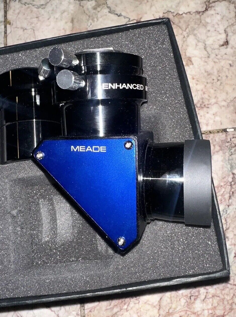 meade series 5000 2.0 enhanced diagonal with thread-on adapter. 99% reflectivity