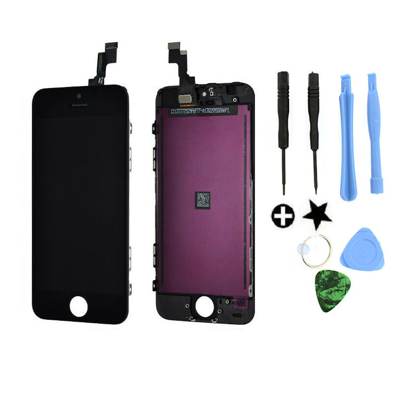 Black LCD Display+Touch Screen Digitizer Assembly Replacement for iPhone 5S OEM