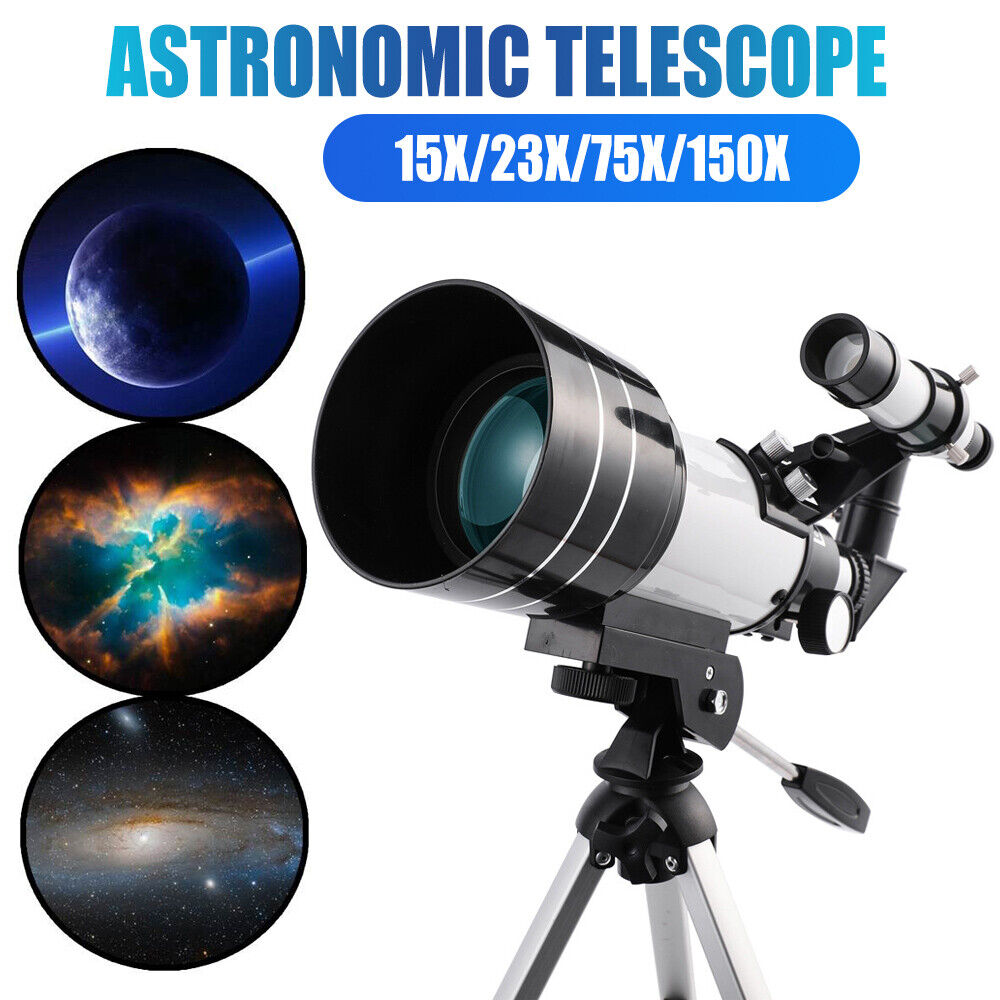 Beginner 300mm Astronomical Telescope For HD Viewing Space Star Moon W/Tripod