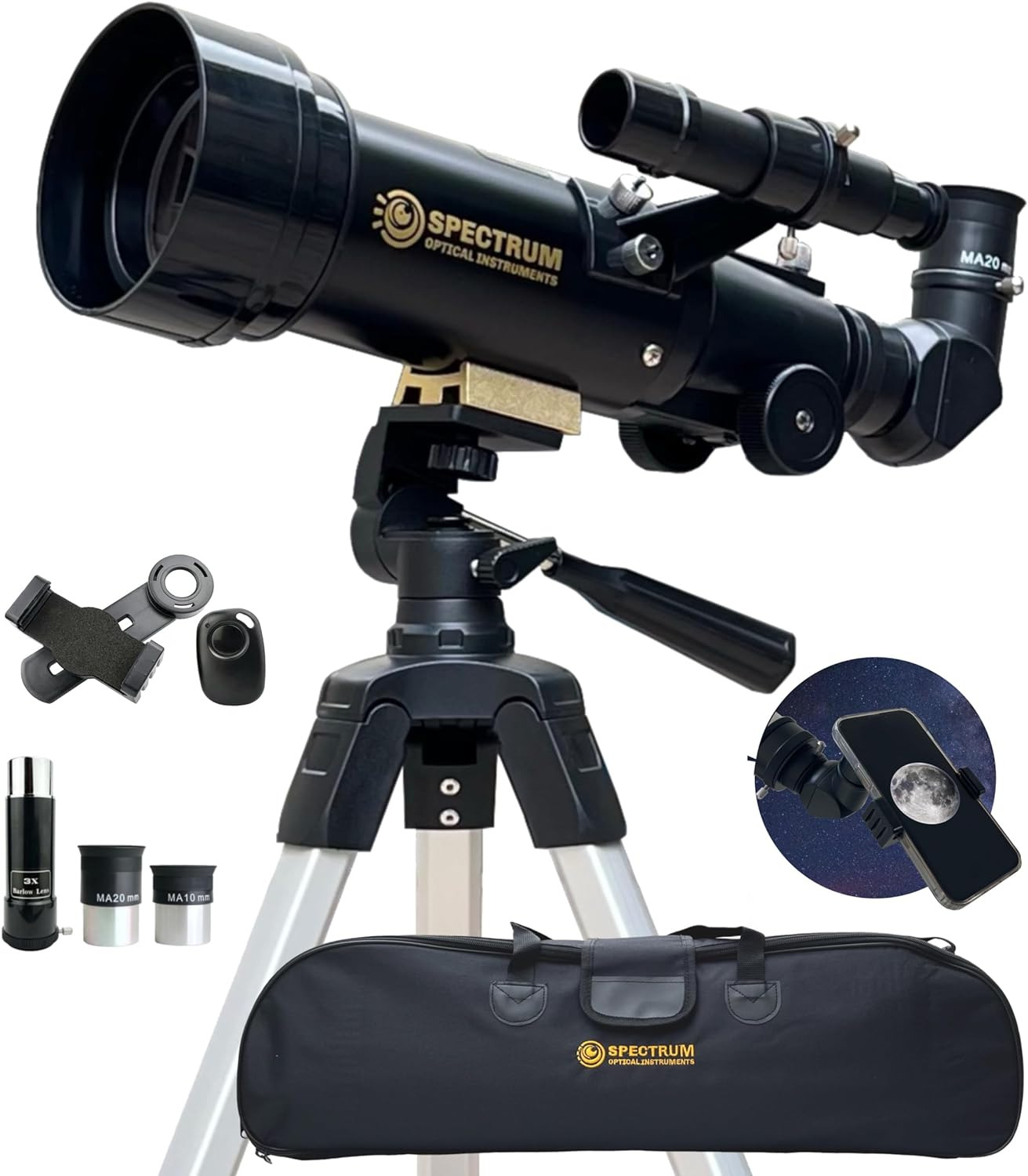 SPECTRUM TELESCOPING FOR CHILDREN AND ADULTS ASTRONOMIC GIFTS PROFESSIONAL 
