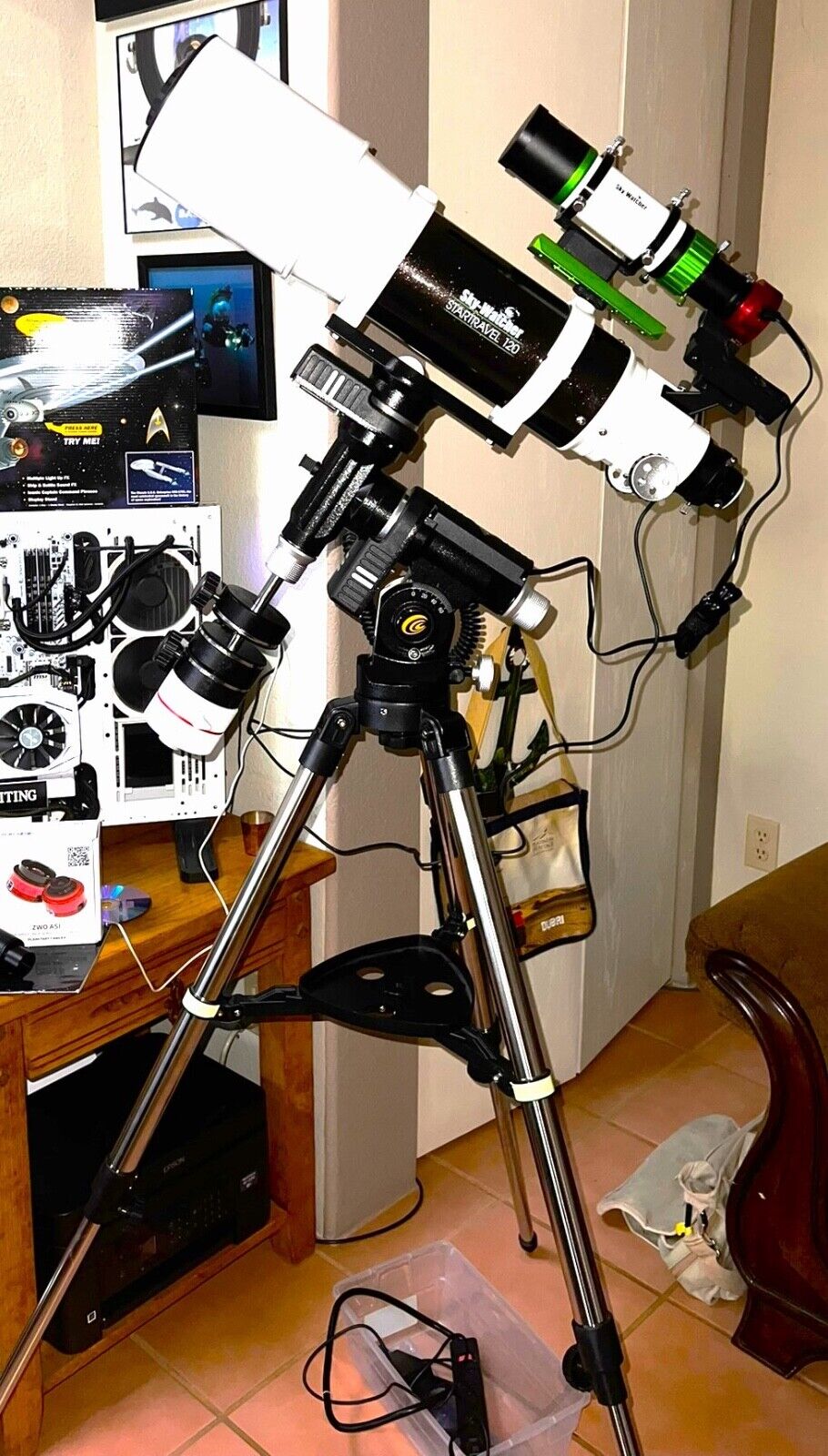 Astrophotography Skywatcher Telescope ASI Camera Air Plus Computerized Tracking