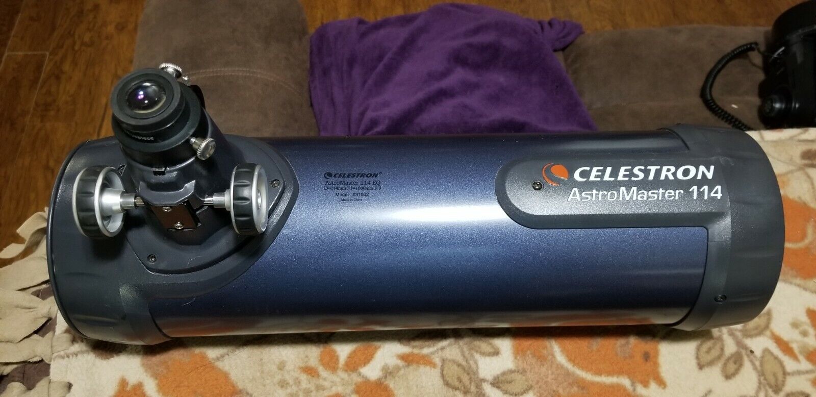Celestron Astromaster 114 Optical Tube With Red Dot Finder