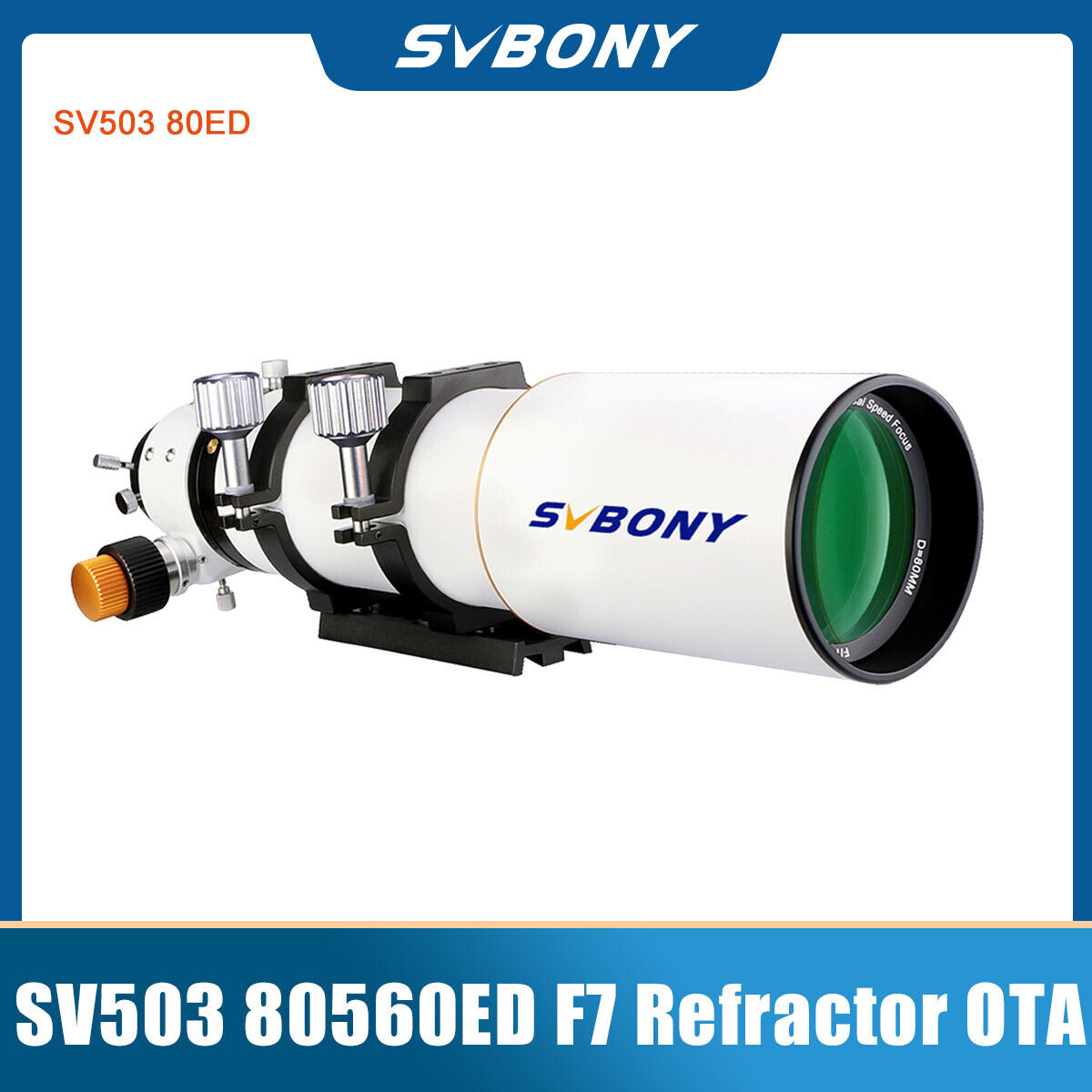 SVBONY SV503 80 F7 ED Astronomical Telescopes OTA / Guide Scope / Zoom Eyepiece