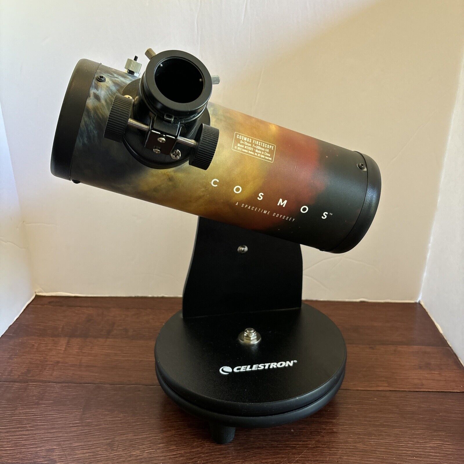 Celestron Cosmos Firstscope D=76mm F=300mm f/4,Model 22023 ‘13 Spacetime Odyssey