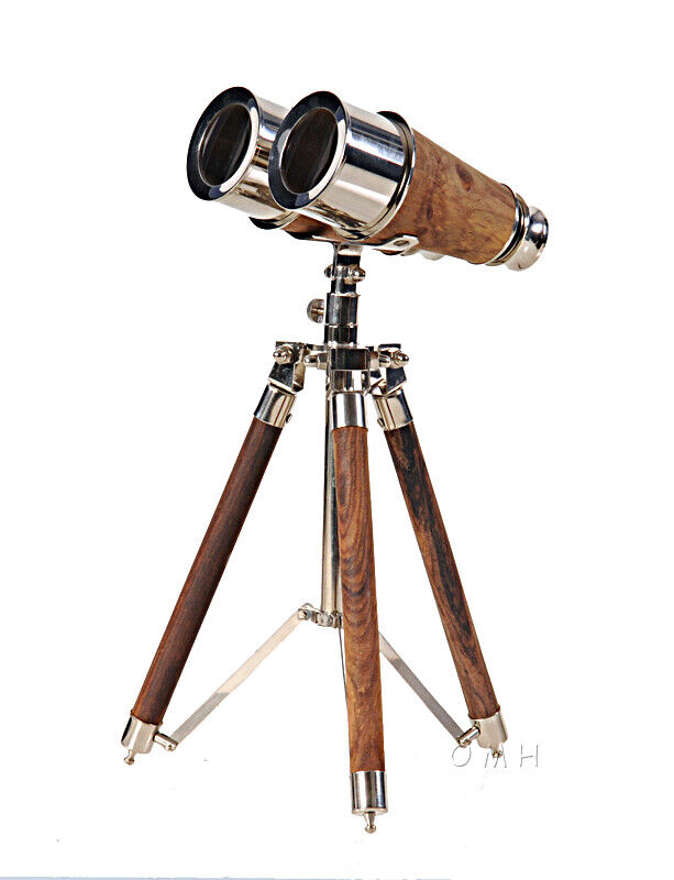Victorian Binoculars Solid Brass 7\