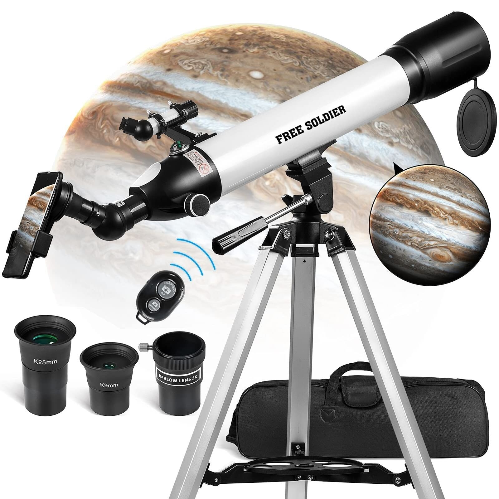 Telescopes for Adults High Powered - 700x90mm AZ Astronomical Professional Re...