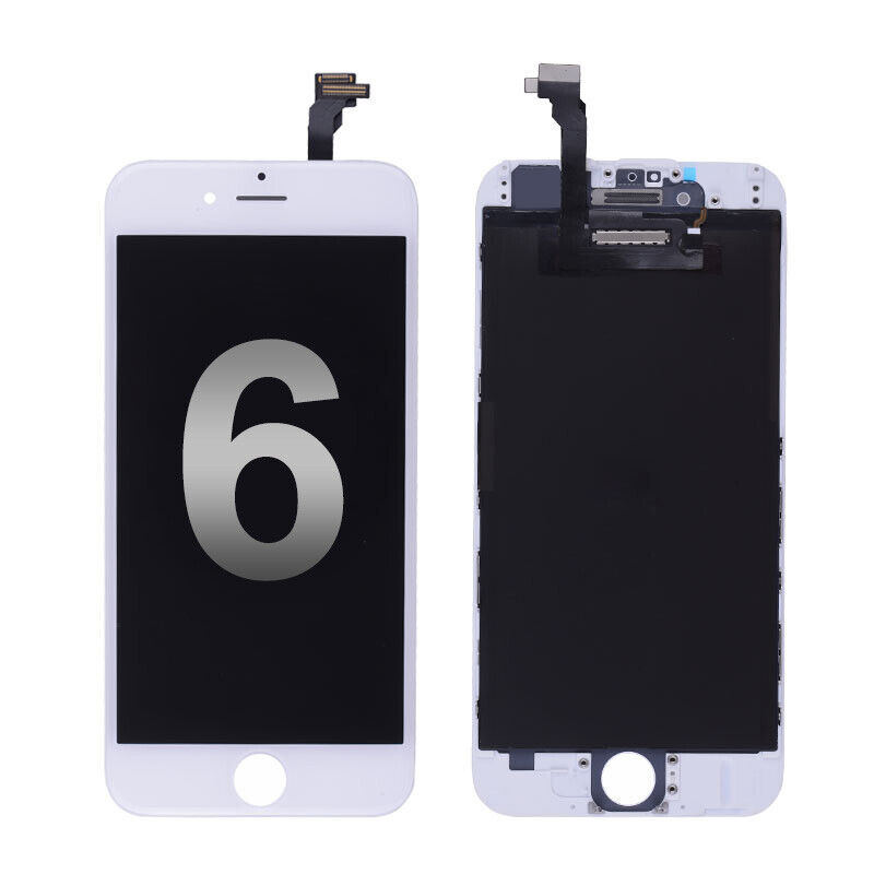 White LCD Screen Display + Touch Screen Digitizer + Frame for iPhone 6 4.7\'\'