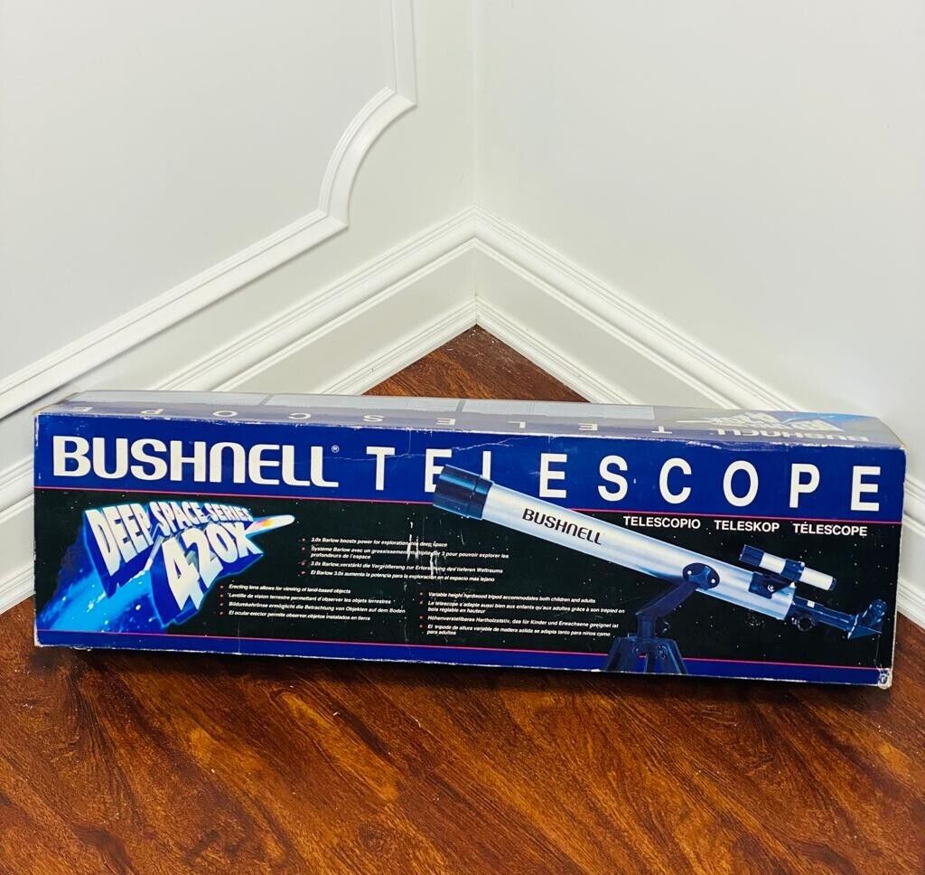 Bushnell Deep Space 420X 60mm Refractor Telescope Model #78-9512