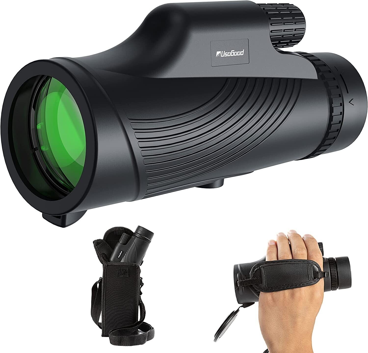 Usogood Compact Portable 10x42 Monoculars for Adults，Bird Watching,Waterproof