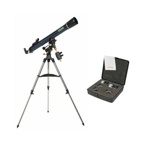 Celestron AstroMaster 90EQ Telescope Bundle with 94306 PowerSeeker Accessory Kit
