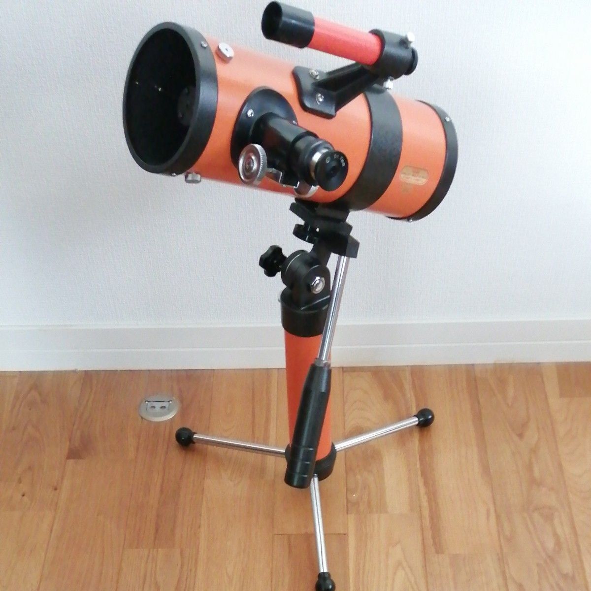 Vixen telescope Haremulch R-80S Orange tabletop  Vintage  Japan  Astronomical 