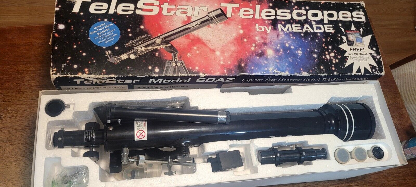 Vintage Meade Telestar 60AZ Telescope