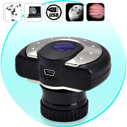 Digital Eyepiece for Telescope - View and Record to Computer