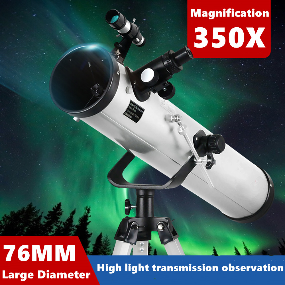 3 inches 76 - 700mm Reflector Newtonian HD Astronomical Telescope 350-time
