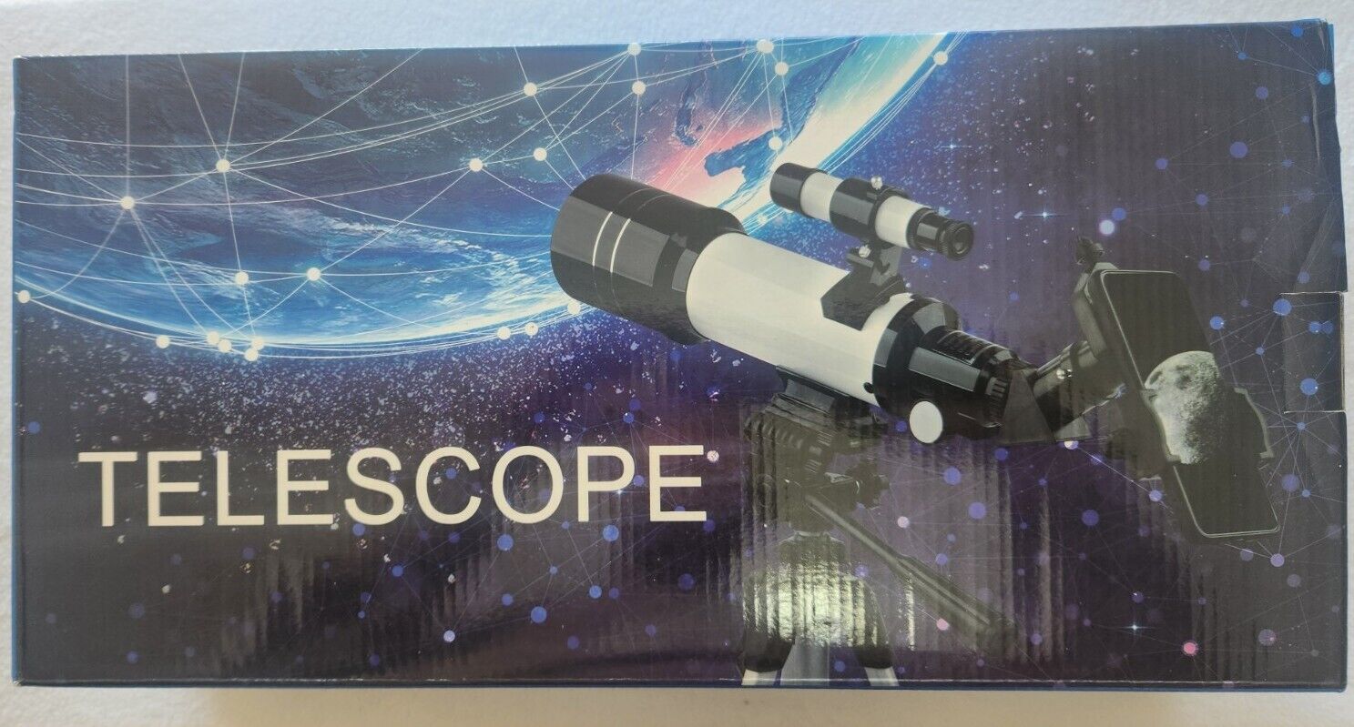 70mm Aperture 400mm Refractor Telescope for Astronomy Beginners  NEW