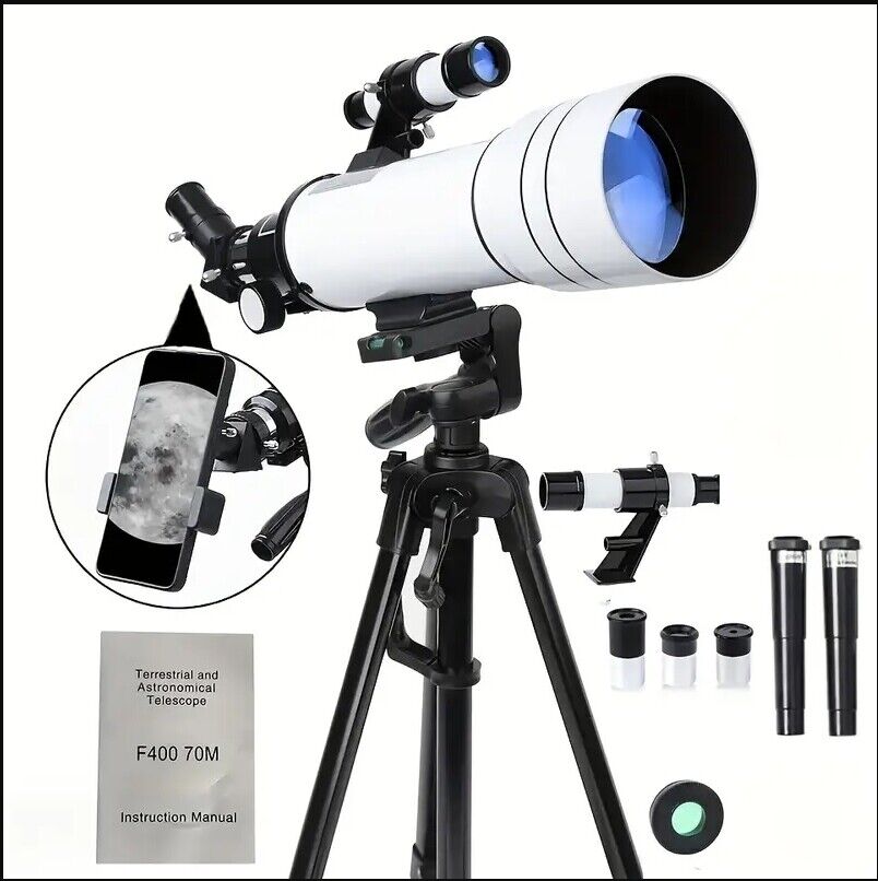 150X Refractive Astronomical Telescope Outdoor HD Night Vision Present DIY Kit