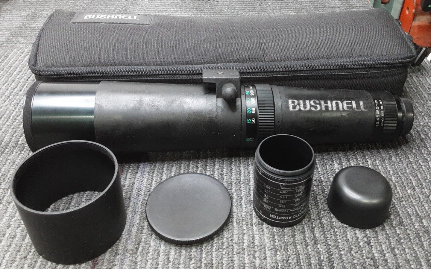 Bushnel 15-4 5X60mm Long Eye Relief Telescope ---- *E36*