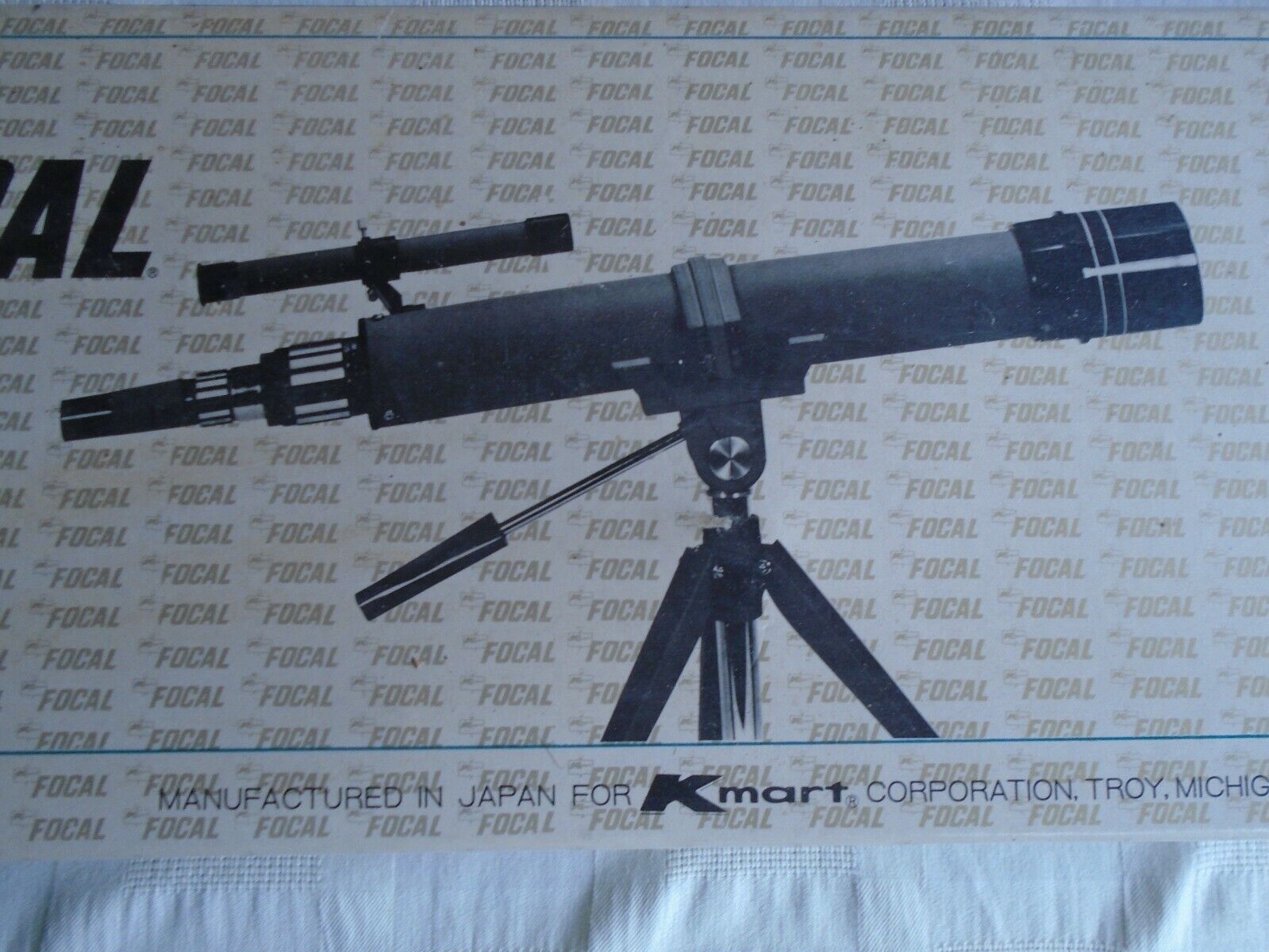 FOCAL TELESCOPE 20x 60 x 60MM WITH SPOTTING SCOPE