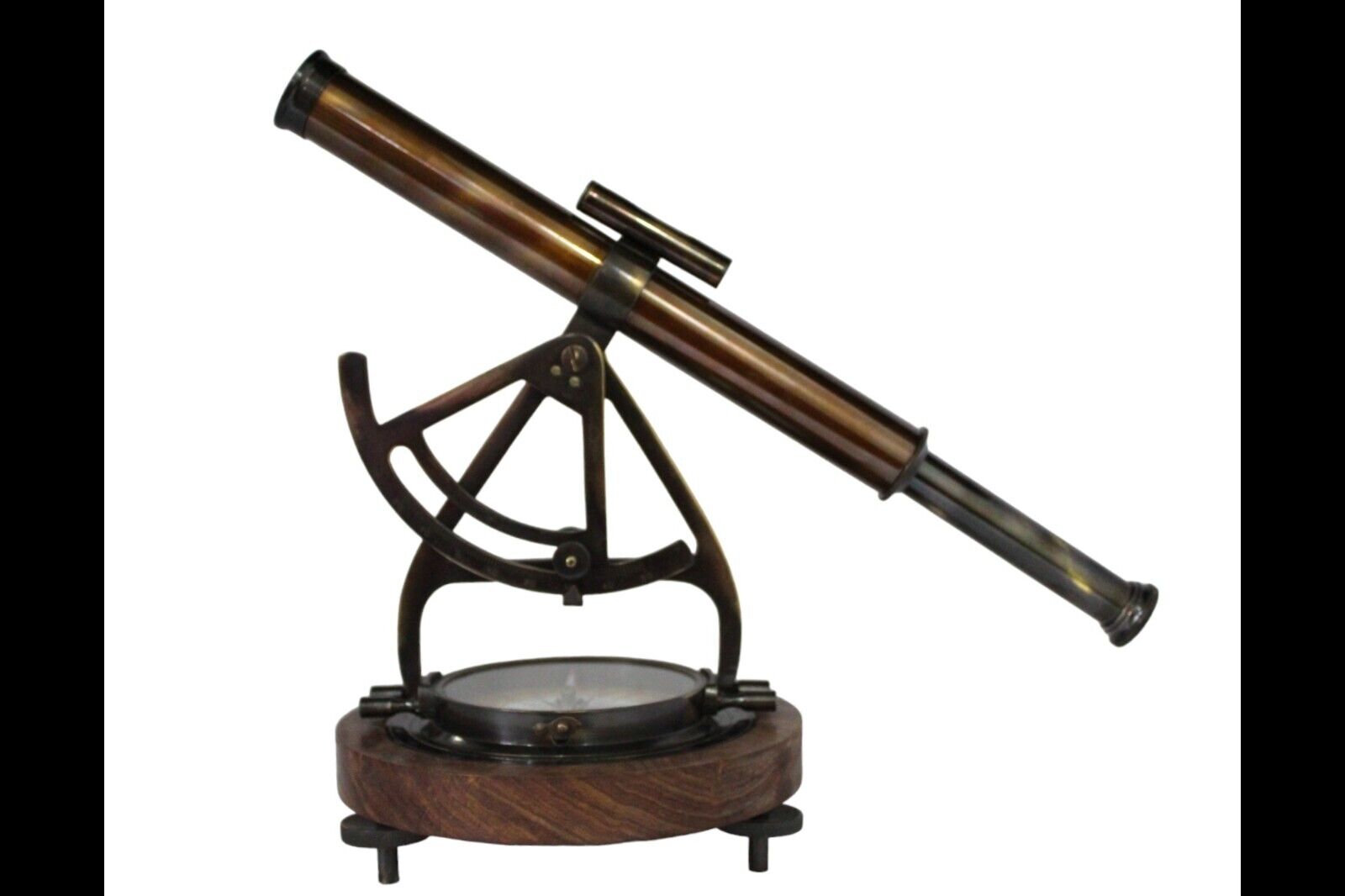 Antique Telecope with Compass