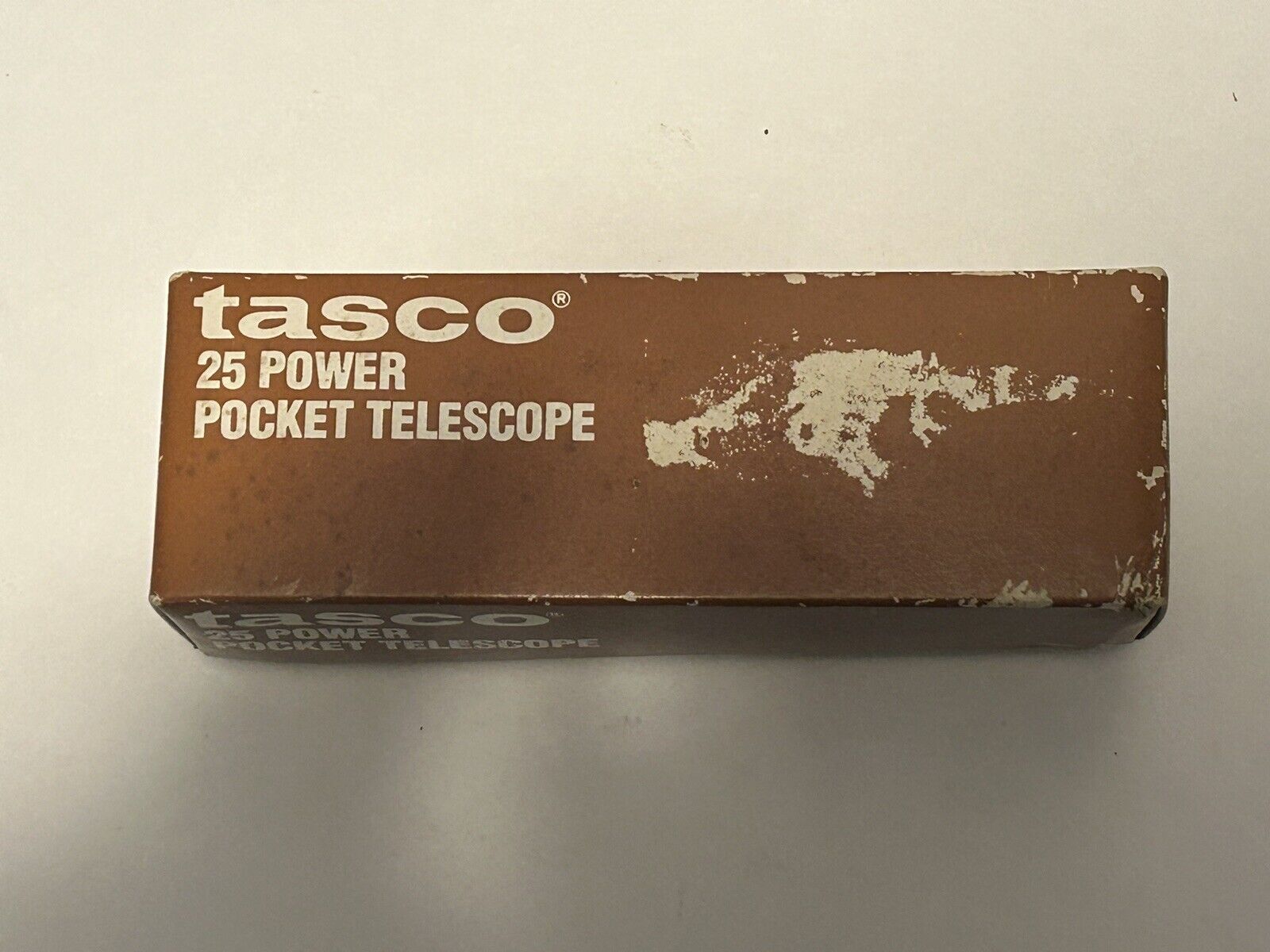 Vintage Tasco Pocket Telescope 25 Power Model 1AG 25X30mm-Case and Box Included