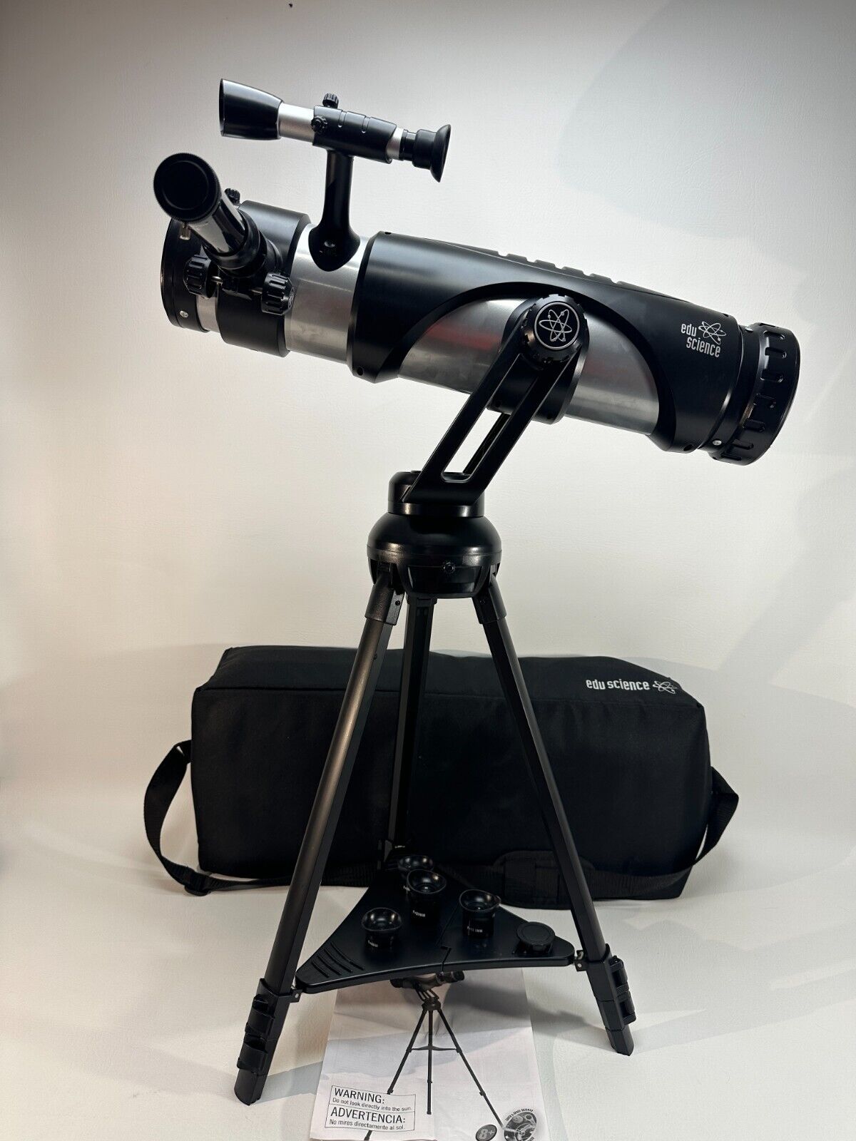 Edu Science 102mm Astro-Nova Telescope 525X with carrying case