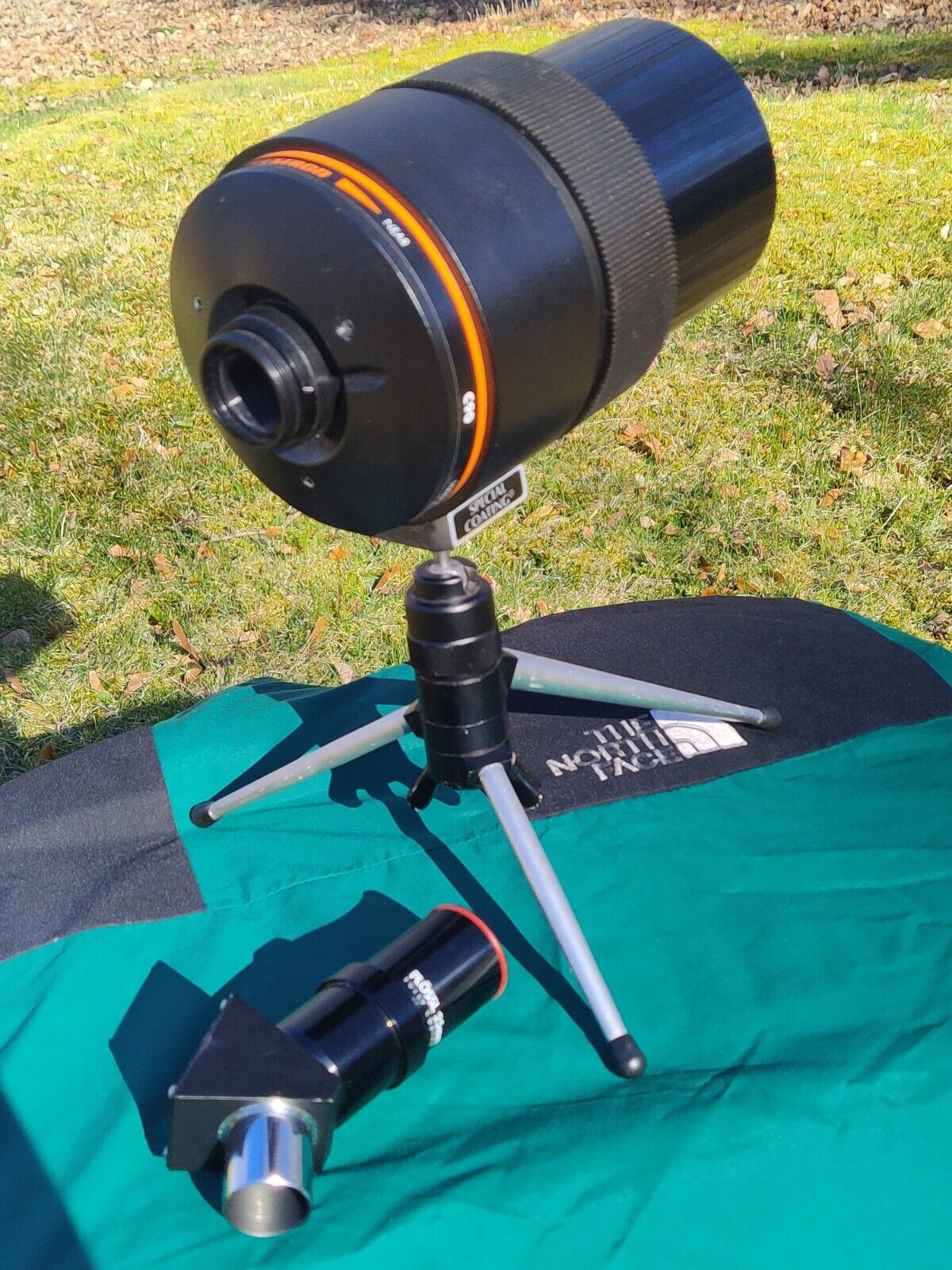 Celestron C90 1000mm f/11 , With Table Tripod, ( Works , Missing Eyepiece Mount)