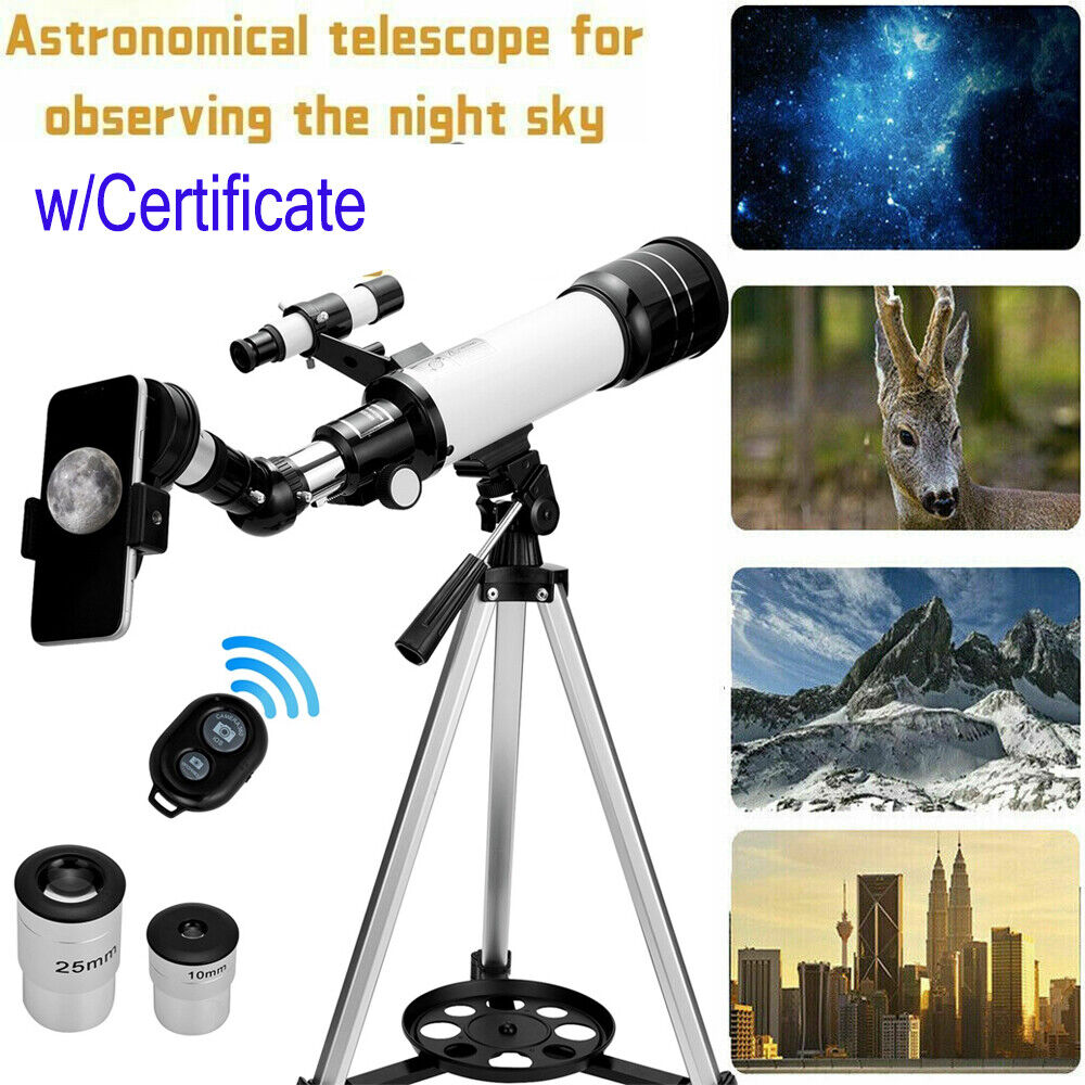 Professional Astronomical Telescope Night Vision  w/Certificate HD Viewing Space