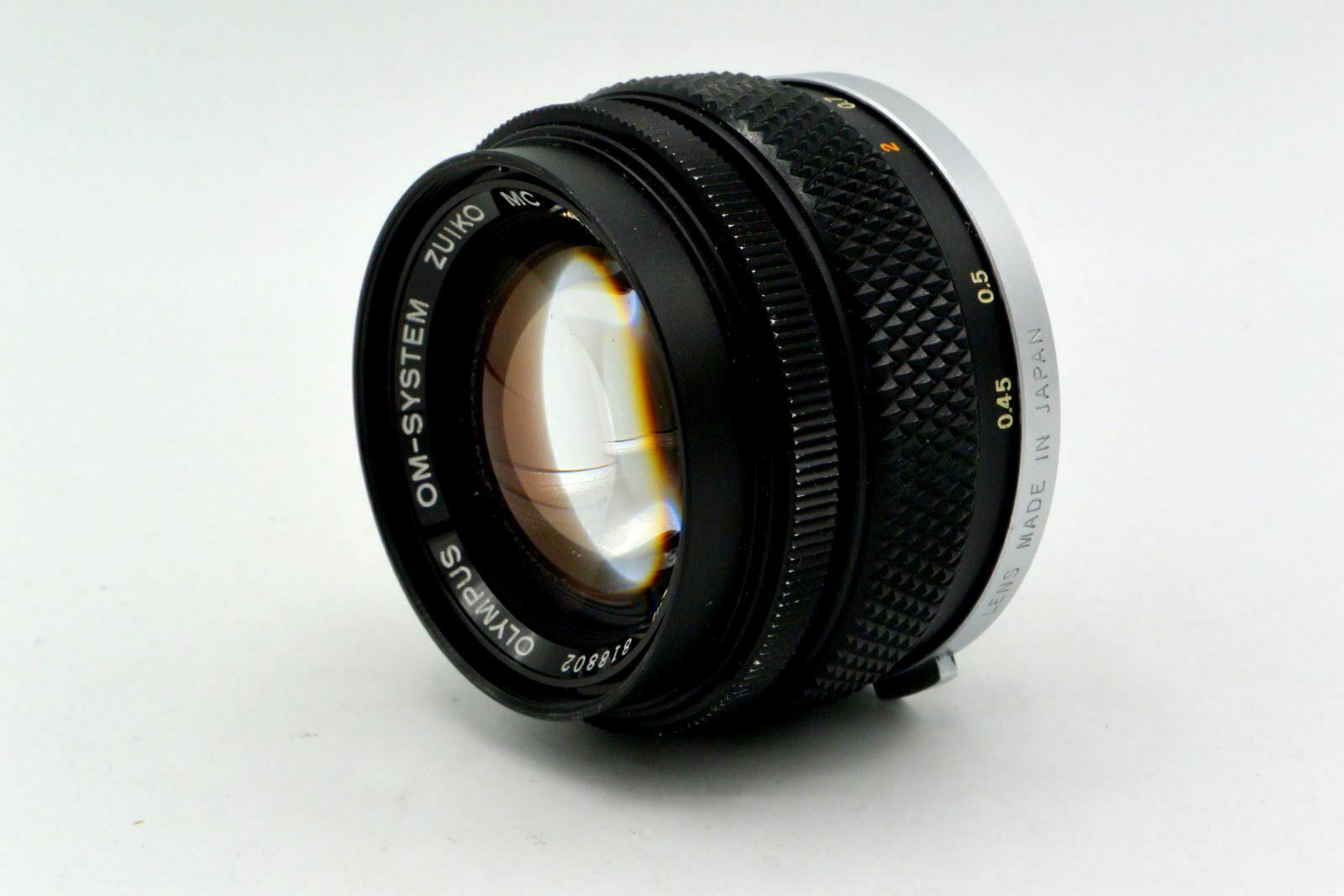 Olympus Zuiko G.Zuiko 50mm f/1.4 or f/1.8 Manual Focus OM-Mount Prime Lens