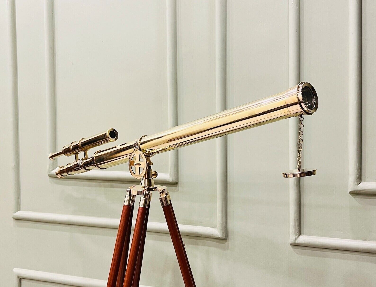 Brass Telescope for Distant Views, Long-standing Nautical Home Decorative gift
