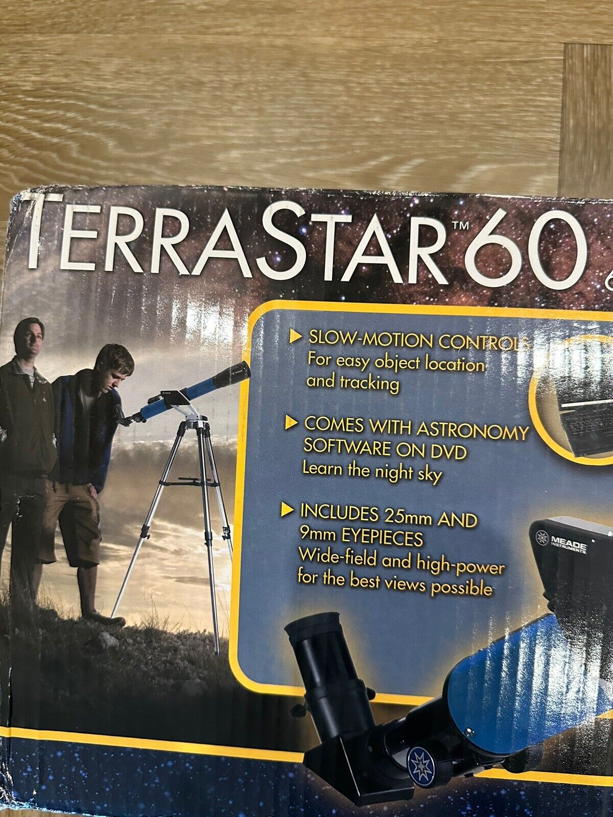 Meade Instrument TerraStar 60 Millimeter Land And Sky Telescope w/ Carry Bag.